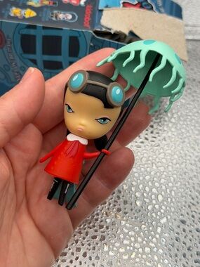Kidrobot Dark Harbor 'Lucy Curious' Girl with Jellyfish Umbrella Mini Figure